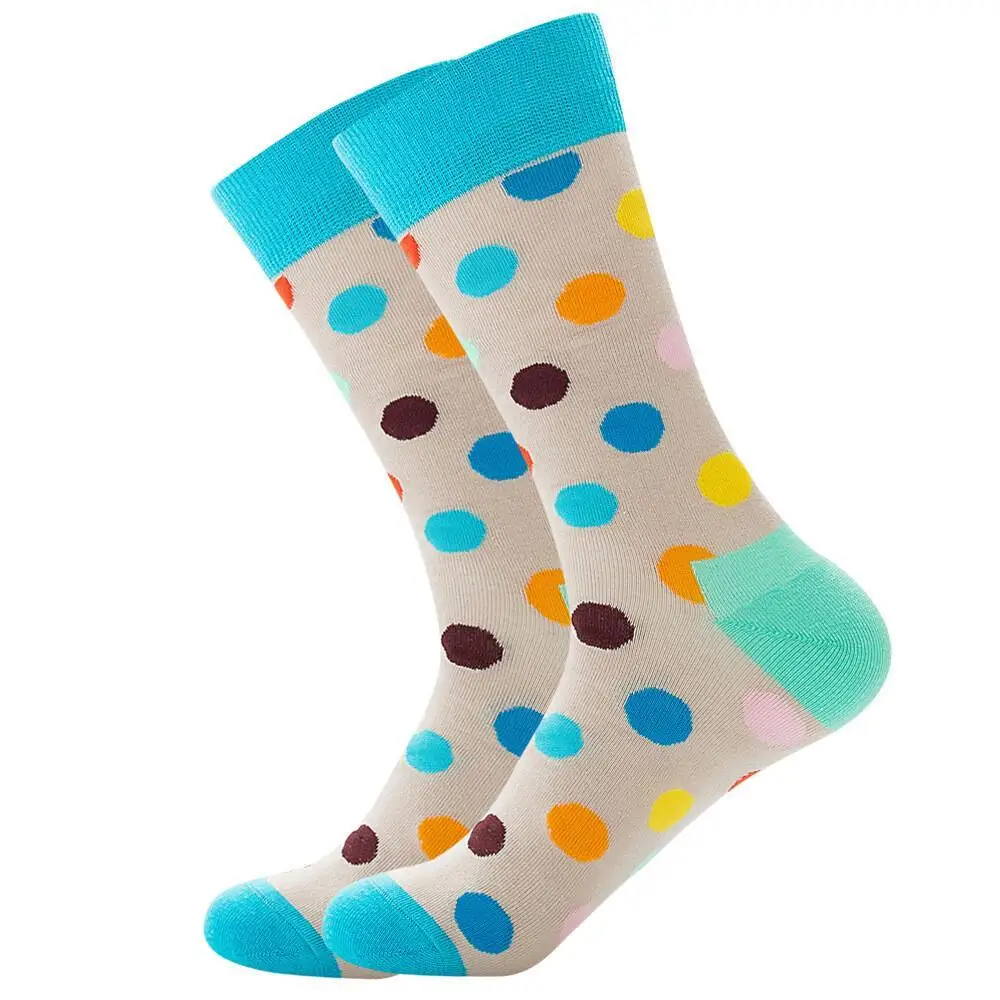 Socks Autumn Trend Brand Polka Dot Amazon Twelve Hues Men Street Hip Hop Fashion Hosiery Wholesale Price