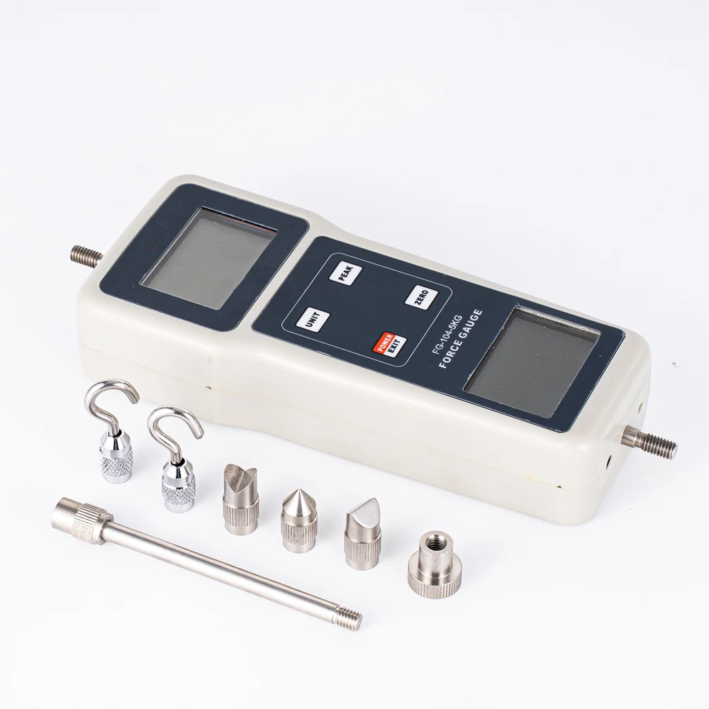 Small Digital Display Push Tension Meter Multi-Functional High-Precision Tension Tester Push And Pull Spring Dynamometer FG-104