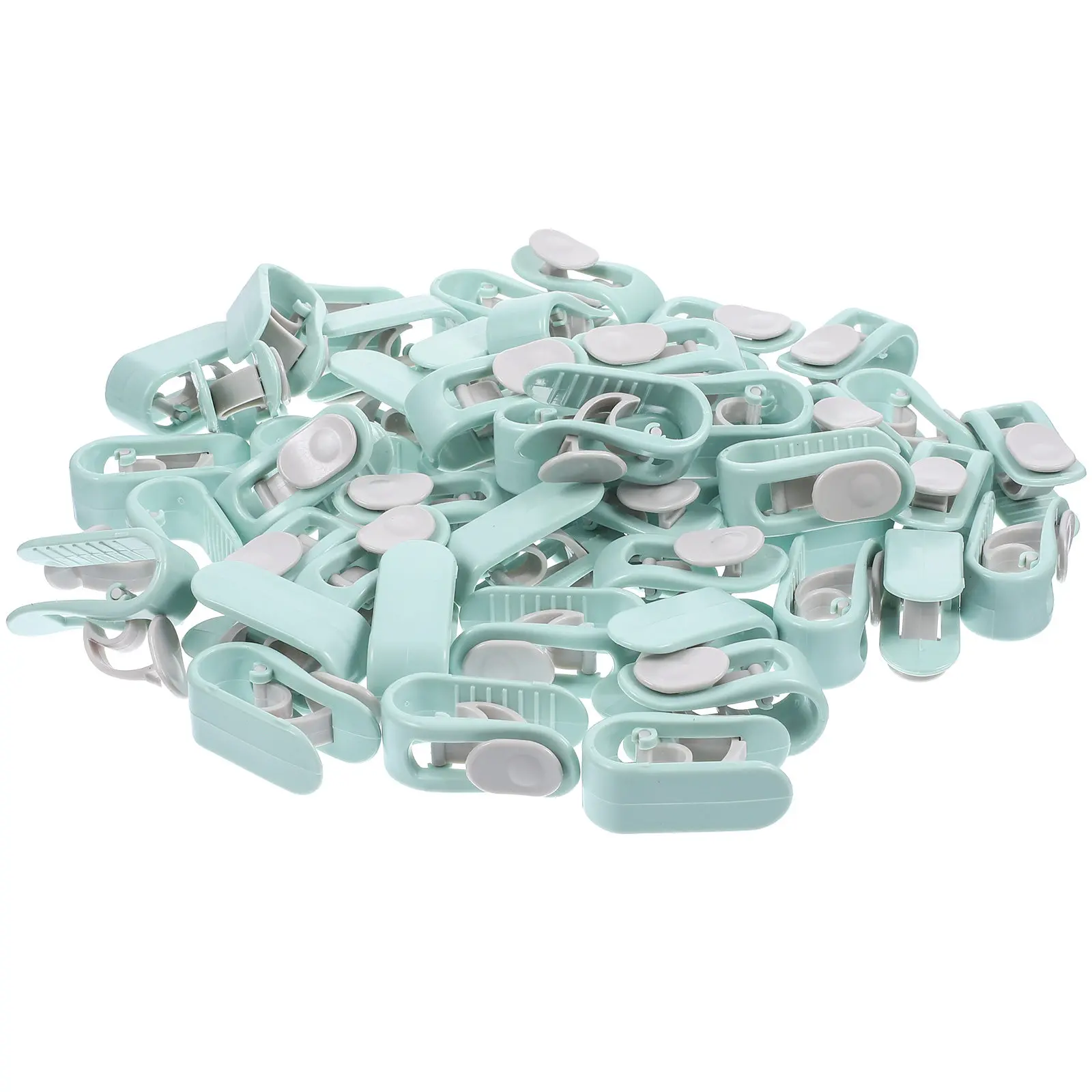 

Набор из 50 невидимых фиксаторов для простыней и одеял: прочные, устойчивые к сжатию, без игл, нескользящие держатели для пододеяльников