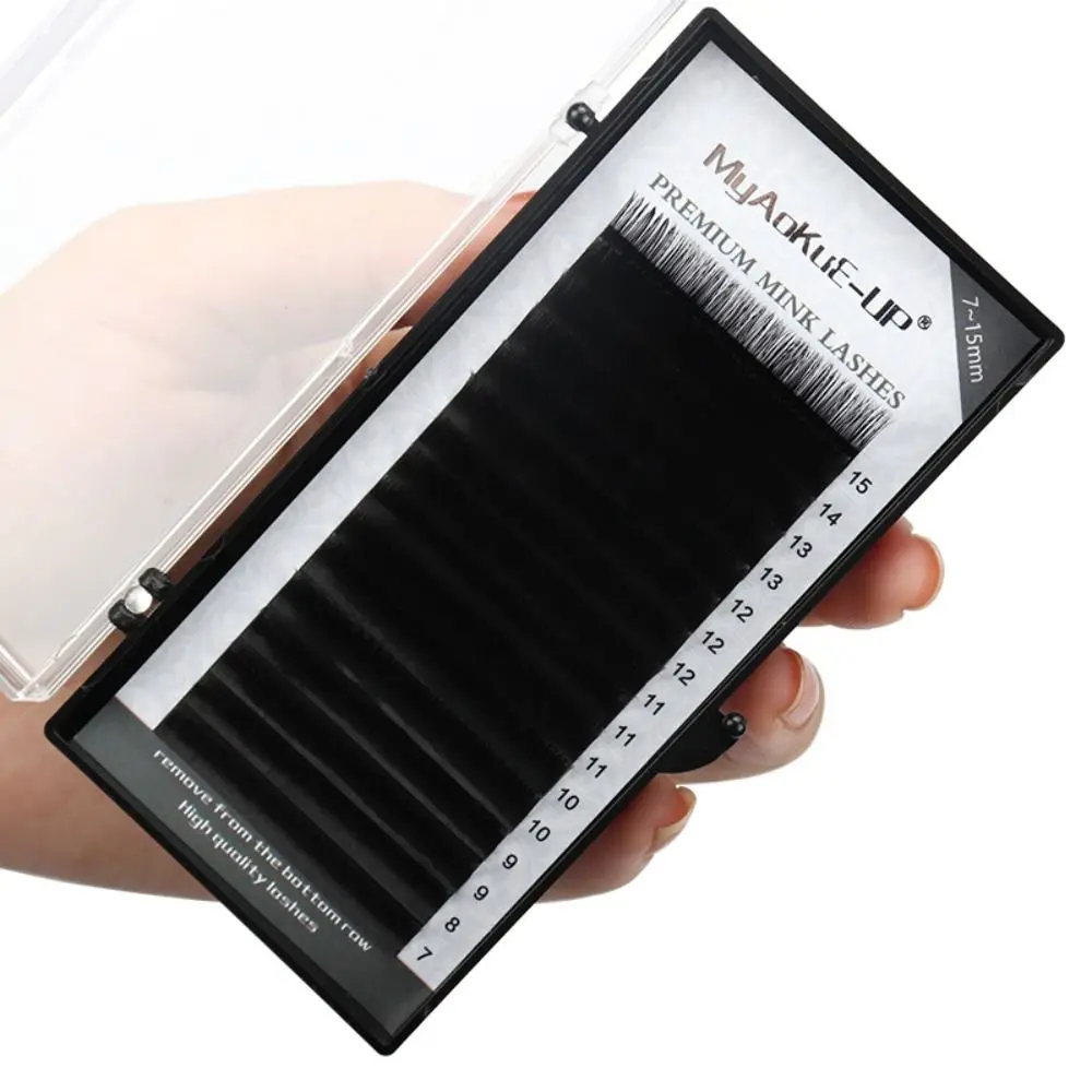 

0.05/0.07 Thickness Individual Lashes Mix Length Volume Classic Lash Darker Black Soft Matte Mink Eyelash for Eyelash Extensions