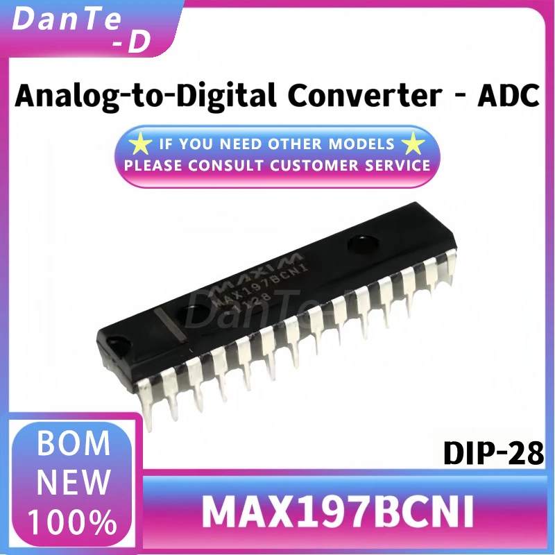 MAX197BCNI new original MAX197BENI in-line DIP28 data acquisition system imported chip IC