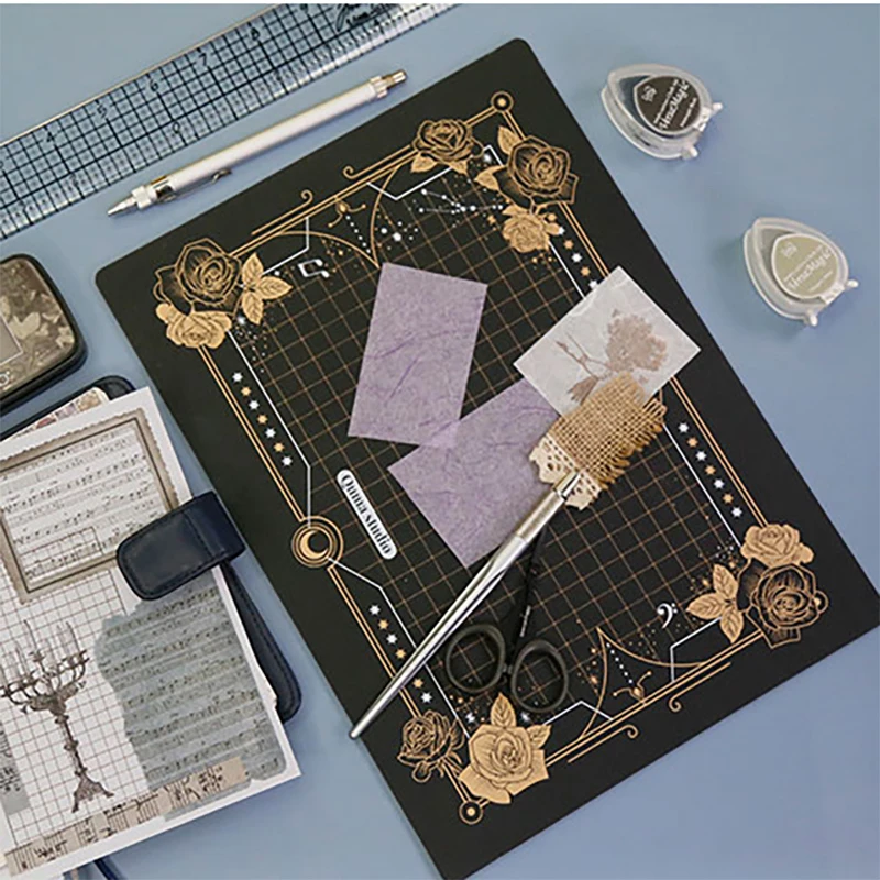 Black Magic Array Cutting Mat 1PC 30*22cm A4 Self Healing Craft Mat Craft Card Fabric Leather Paper Cutting Tool Pad Writing Pad