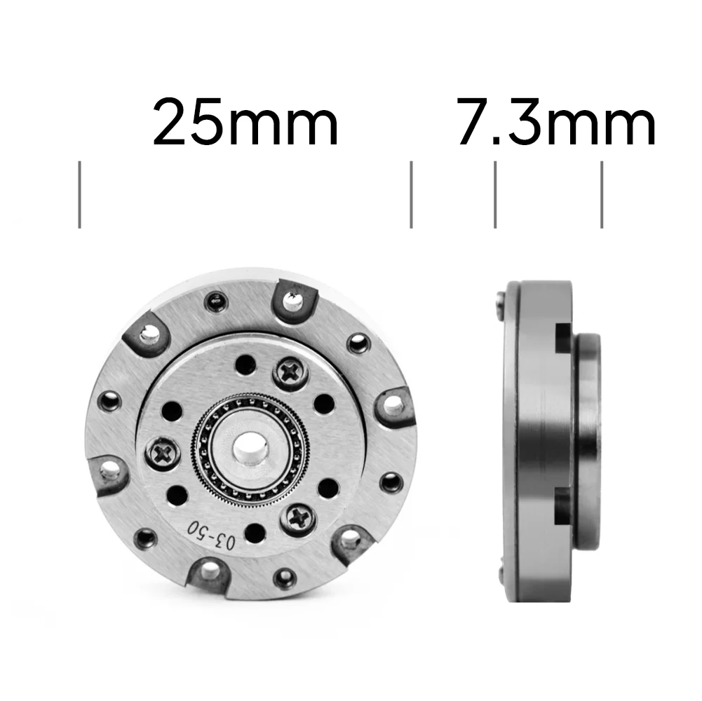 

SHD03 Micro Hollow Step-down Gearbox Nema 8 Servo Motor Speed Reducer 50:1 Industrial Harmonic Reducer 28mm Motorreducer