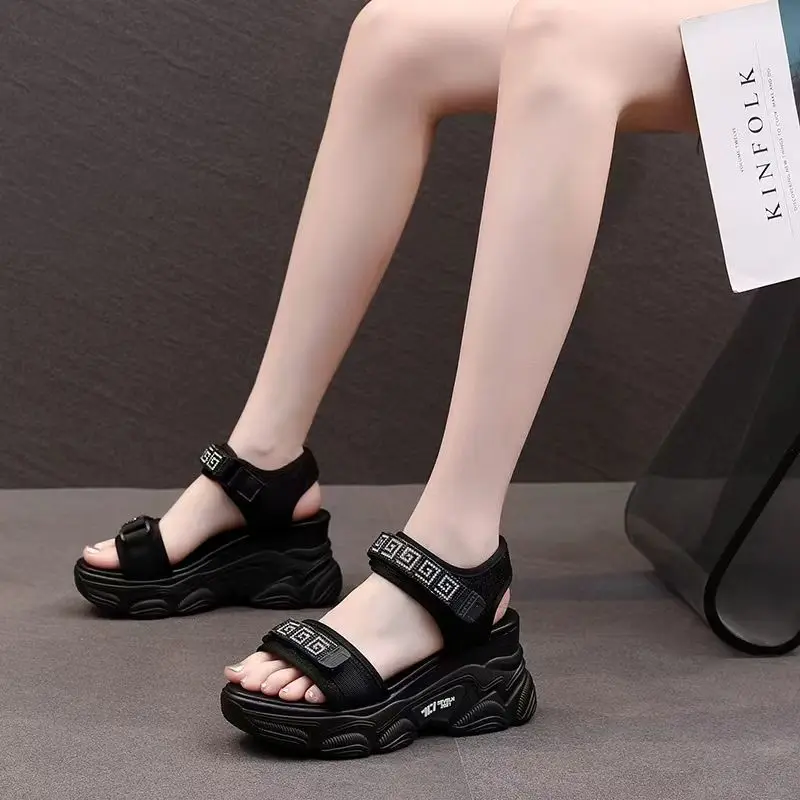 Platform Shoes Woman Sandal Roman Women Sports Sandals Fashion Sneakers Comfortable Wedge Luxury Designer Elegant Summer 2024