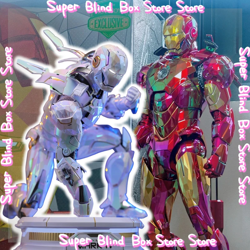 

Новый Ht 1/6 Mms792d70 Железный человек Mk4 в наличии, красочный геометрический стиль, коллекционная подвижная фигурка из сплава, подарок для друга, натуральная