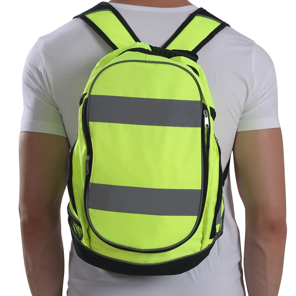 Men\'s Military Laptop Night Reflective Luminous Riding Highly Resistant Safety Backpack School Sports Cycling Computer Tactics