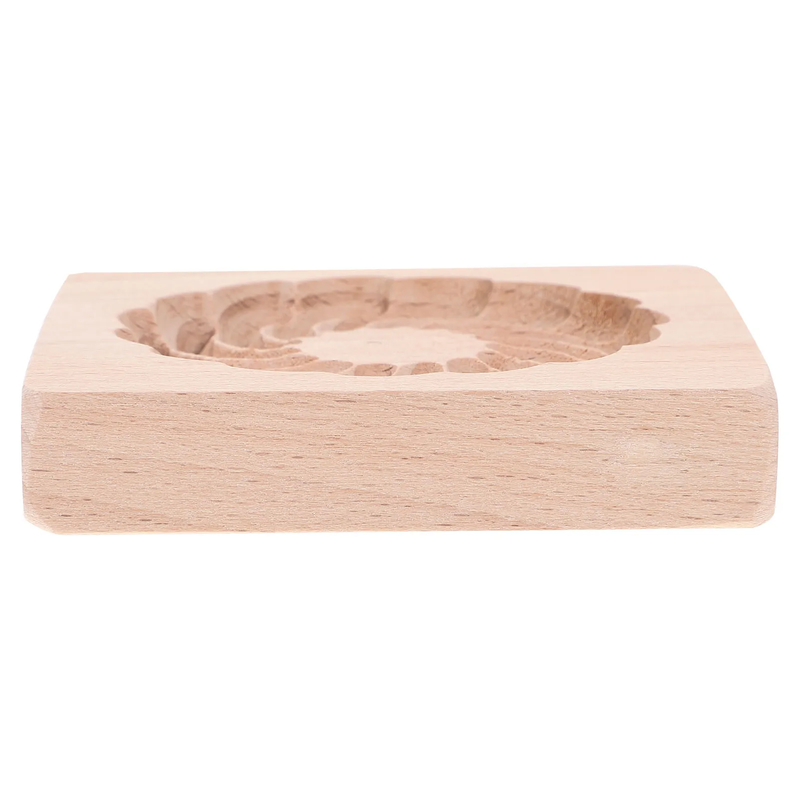 

Wooden Rectangle Wooden Cookie Molds 10x10x2cm Food Grade DIY Baking Cookie Press Tools Practical Gifts