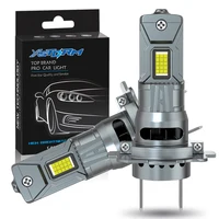 XSTORM H7 luz LED H4 H11 H8 H27 800 881 HB3 9005 HB4 9006 bombillas de faros de coche CSP lámparas de coche con ventilador luces Turbo 6000K 12V