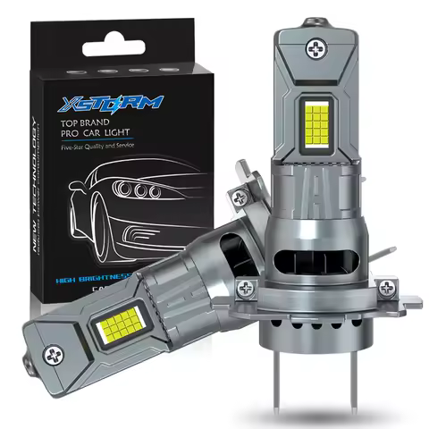 XSTORM H7 LED Light H4 H11 H8 H27 800 881 HB3 9005 HB4 9006 Car Headlight Bulbs CSP Auto Lamps with Fan Turbo Lights 6000K 12V