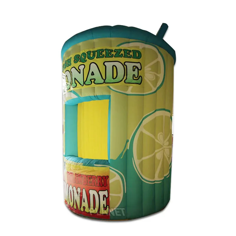 out-of-home advertising lemonade holder inflatable concession tent lemonade inflatable cup