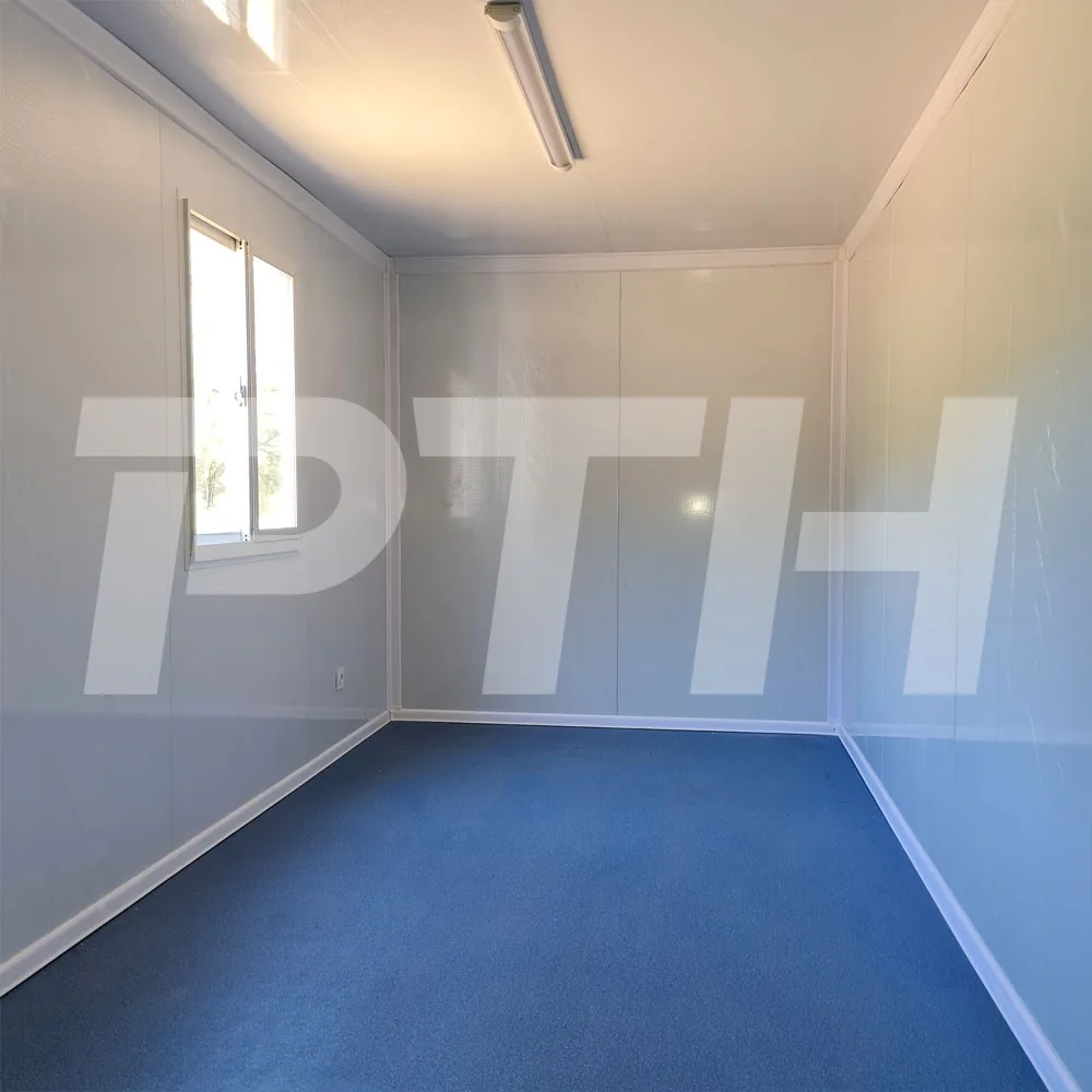 Vendas diretas da fábrica barato fácil instalação casa pré-fabricada do contêiner do local de obras de 20 pés