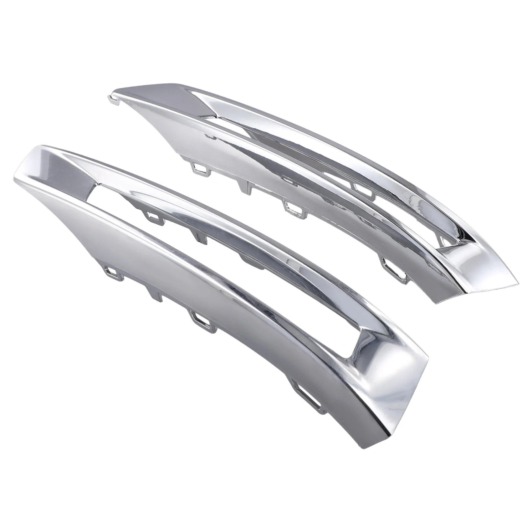 

1Pair Front Bumper Trim Fog Light Grille Cover 2048853974 2048854074 For Mercedes Benz GLK 15-16 2048854074 2048853974