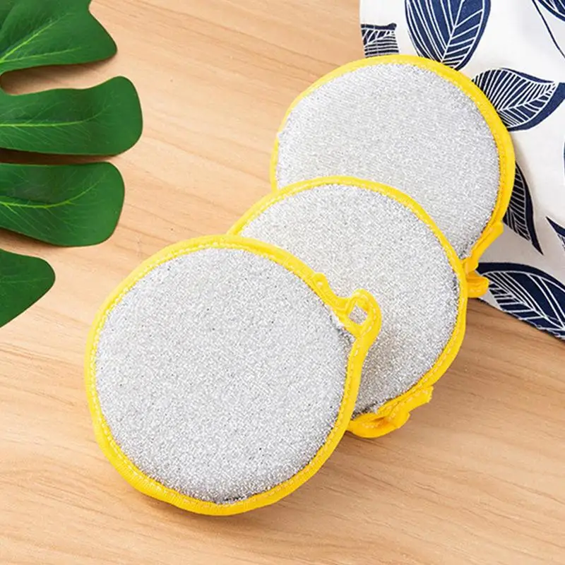 Dishwashing Sponge Reusable Washable Sponges Double Side Magic Sponge To Wash Dishes Useful Things for Kitchen Clean Tools