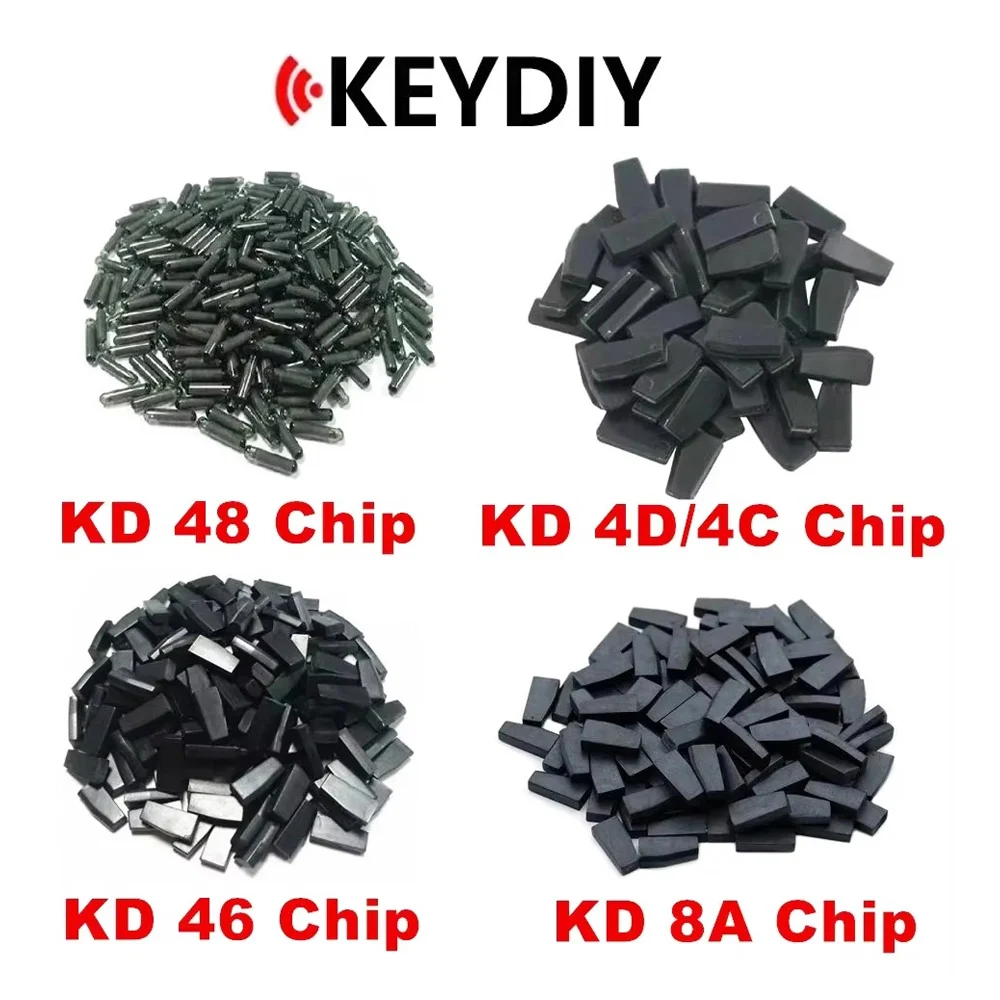 10pcs KEYDIY KD 4D 4C 46 48 8A G Super Blank Copy Clone Transponder Chip Special for KD-X2/KD-MAX/Tango Key Programmer