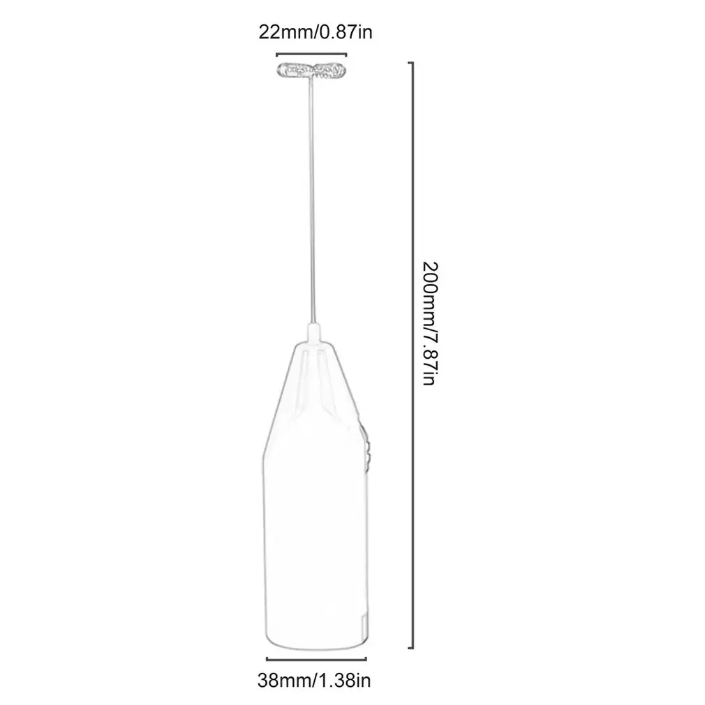 Frother นมไฟฟ้าอัตโนมัตินมโฟม Maker แบบพกพามือถือ Frother นมเครื่องดื่มผสมเครื่องปั่นอุปกรณ์บาร์