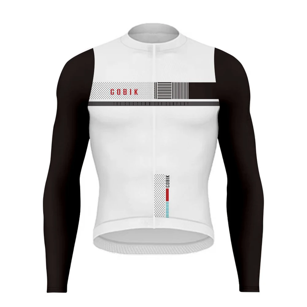 Cobik Pro Bicycle Cycling Jersey Mountain Breathable Long Sleeve Men's Women's Bicycle Cycling Jersey Unisex With Pocket