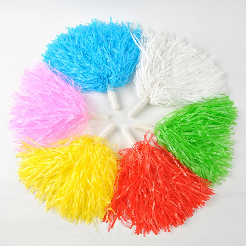 Forniture per partite sportive da ballo e decoratore per concerti vocali Cheerleading tifo Flower Ball Pom Poms