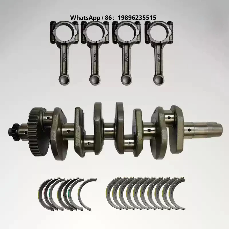 Crankshaft Connecting Rod Crankshaft Bearing and Connecting Rod Bearing Kit Original Parts for Loncin KEN460 Engine VOGE 500RR