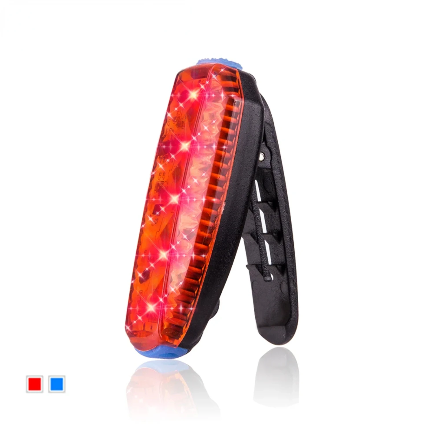 USB Li-po Battery Rechargeable Road Mountain Bicycle Bike Clip Waterproof Safety Warning Rear Taillight Running Light WR03