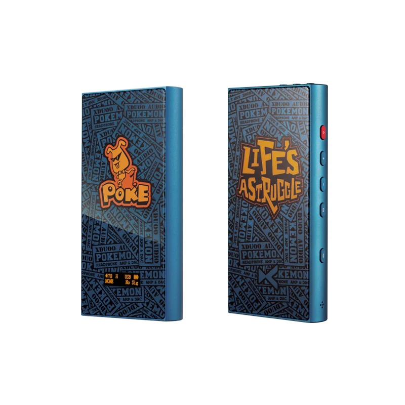 XDuoo-Amplificador de Auscultadores HiFi Portátil, PKE II, Decodificador POKE2 MQA, DAC, AMP, Bluetooth 5.0, CS43198 Duplo, LDAC, aptX, HD