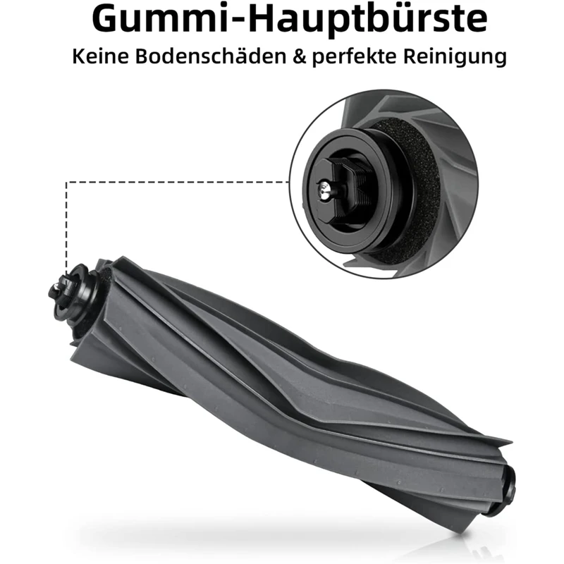 مكنسة كهربائية مناديل فرشاة رئيسية ، مرشحات فرش جانبية ، فرشاة تنظيف ، اكسسوارات ل Dreame L10S ، L10 الترا روبوت