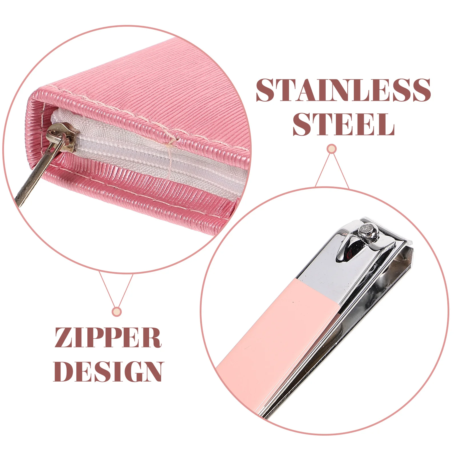 1 مجموعة المهنية مجموعة مانيكير مسمار أدوات للعناية الشخصية الفولاذ المقاوم للصدأ حقيبة سفر مزيل الجلد الميت الكالس أداة مسمار أدوات للعناية الشخصية