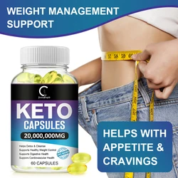 GPGP Greenpeople KETO Weight Management Capsules Diet Supplement Help Digestion Metabolism Belly Fat Burner Ketogenic Product