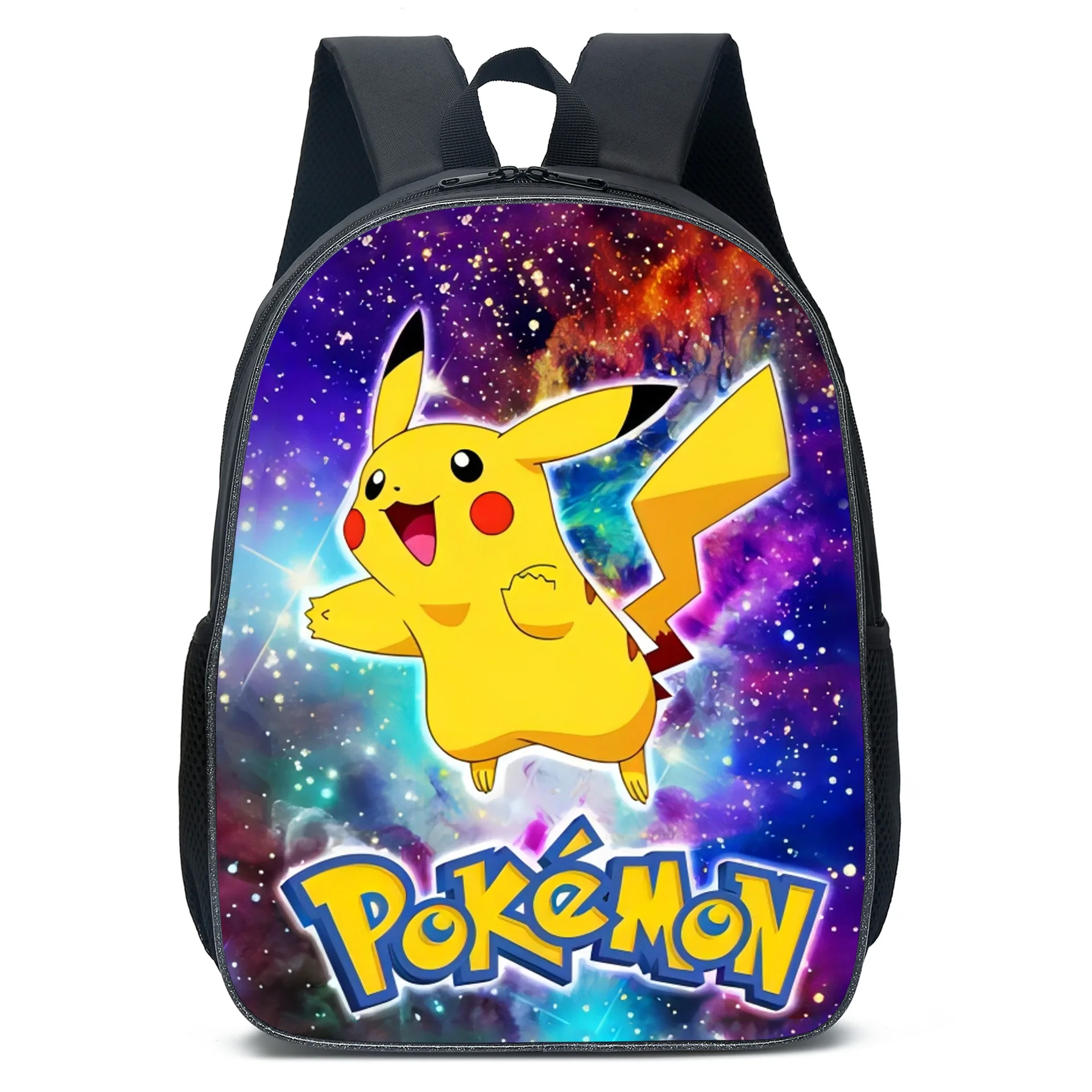 Pokemon Kids School Backpack Storage Bag Pikachu Anime Printed School Bag Teenager Student Cartoon Bookbag Outdoor Rucksack