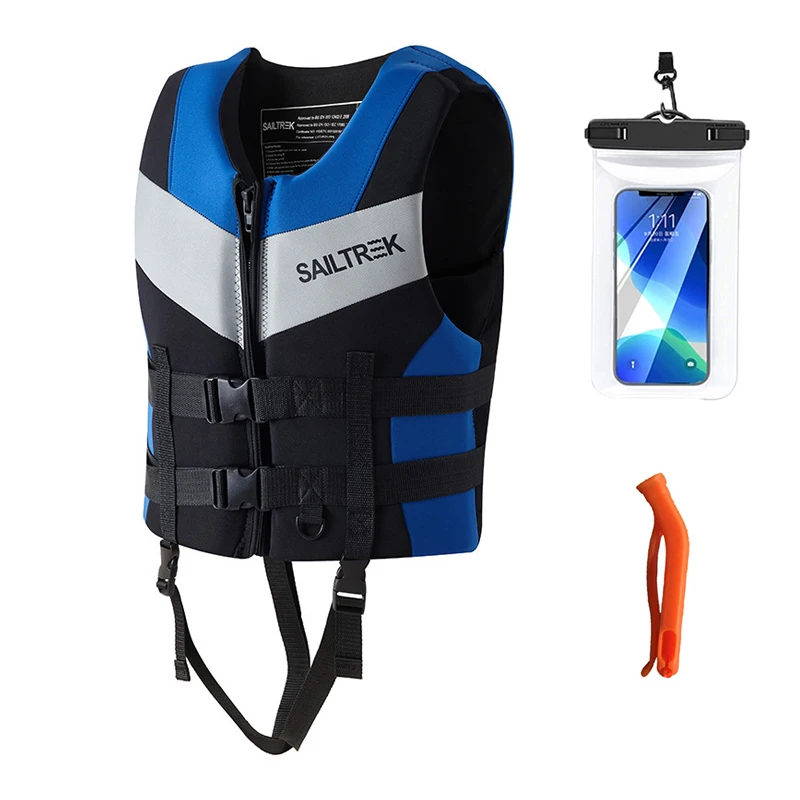 Reddingsvest Volwassenen Surfvest Kajak Wakeboard Motorboten Vlot Reddingsboot Jetski Watersporten Zwemmen Drifting Redding Neopreen