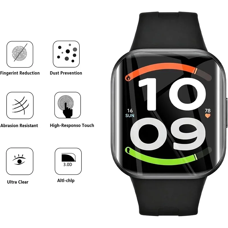 TPU Hydrogel Film For Redmi Watch 6 Lite Screen Protector HD Anti Soft Scratch Protective Film Redmi Watch 6 Active Accessories
