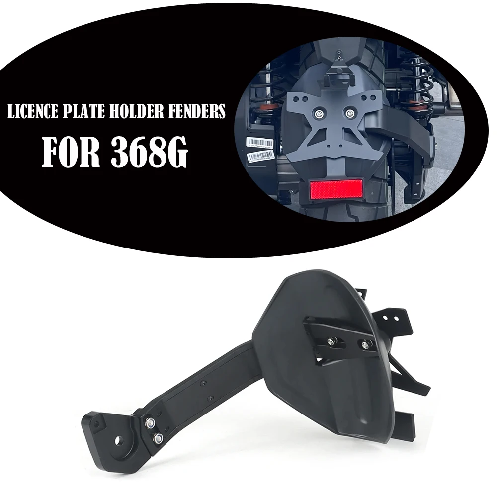 

For Zontes 368G 368 G Motorcycle Rear Wheel Hugger Mudguard Fender Mudflap Splash Guard License Plate Holder Fender Protector