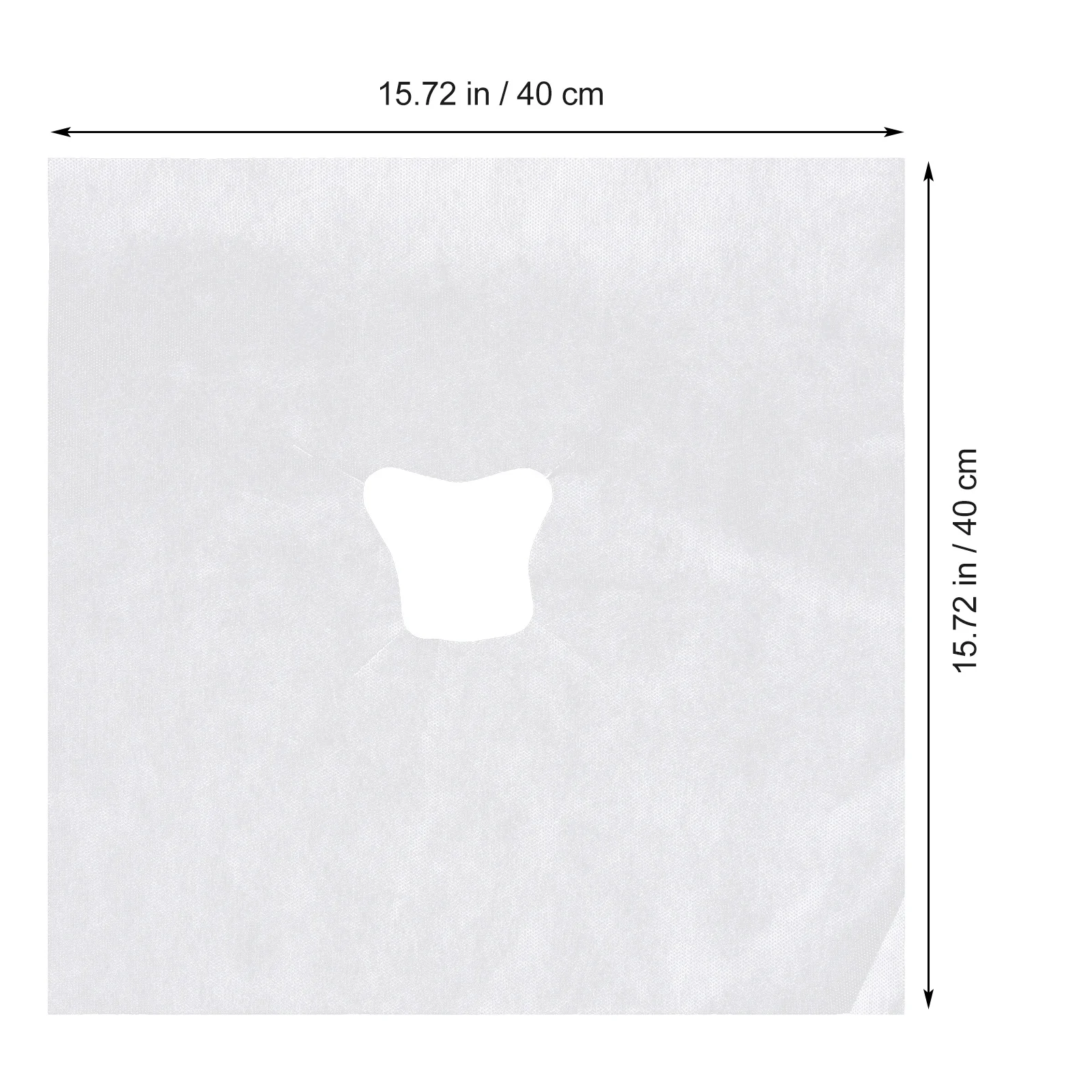 

100pcs Towel Breathable Face Massage Covers Headrest Cradle Covers for Salon Spa Massage Table Disposable Face Pads