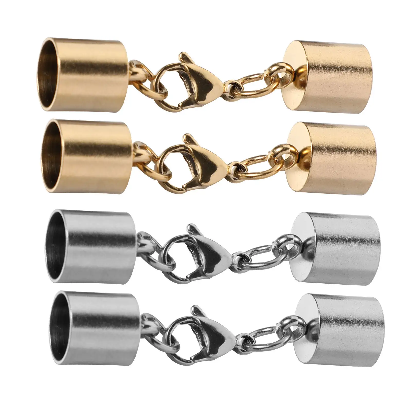 

4 шт. застежки-карабины тонкой работы для ювелирных изделий, соединительные застежки для браслетов, ожерелий, браслетов на ногу, брелоков, проектов ручной работы