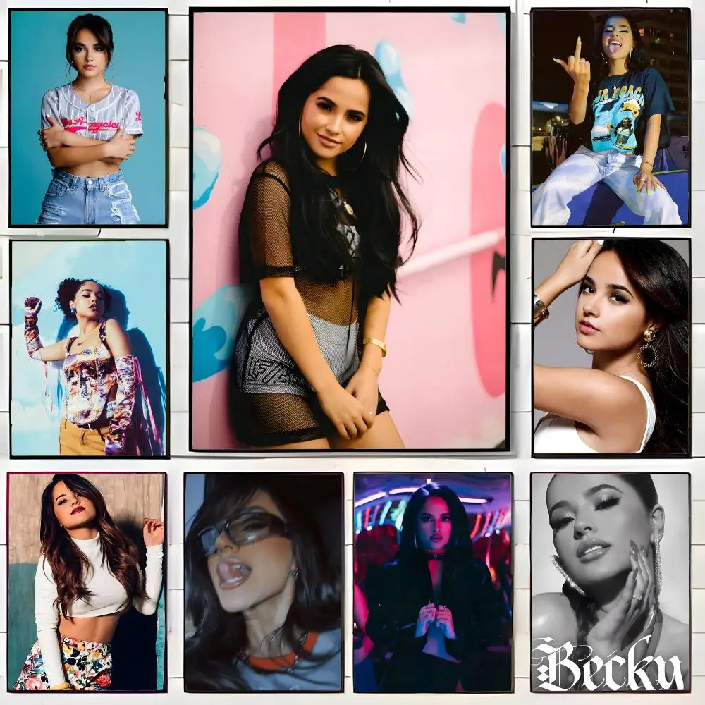 Vibrant Singer B-Becky G Poster Wall Art Print Decorative Mural Home Decor Gift Unframed