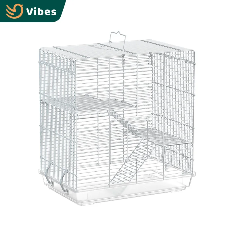 Simple Extra Large Hamster Cage 3 Floors 50cm Height 47cm Length Guinea Pig Hamster Cage