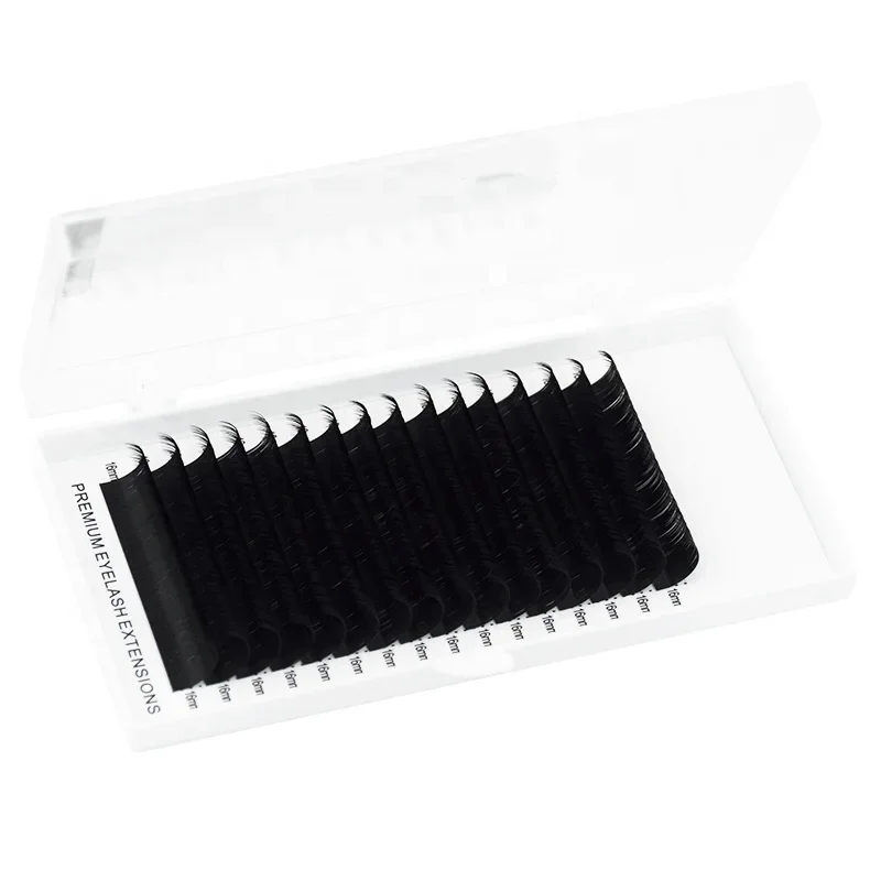 15PCS 0.05 korean volume eyelash  extensions fluffy mega lashes cashmere silk  lashes