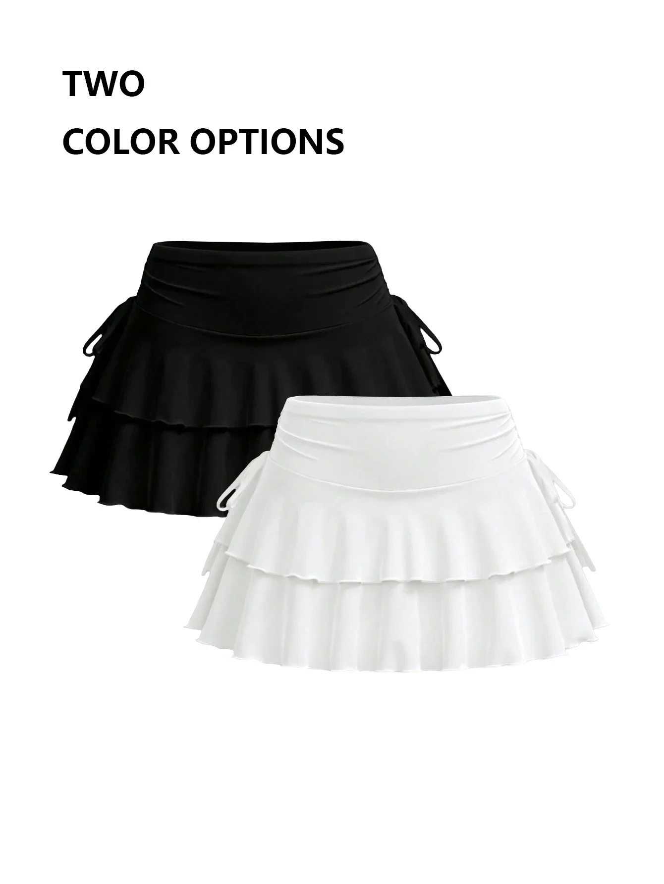 

Новая плиссированная юбка 2025 года, чистая и сексуальная утягивающая короткая юбка, чувство дизайна, брюки-юбка