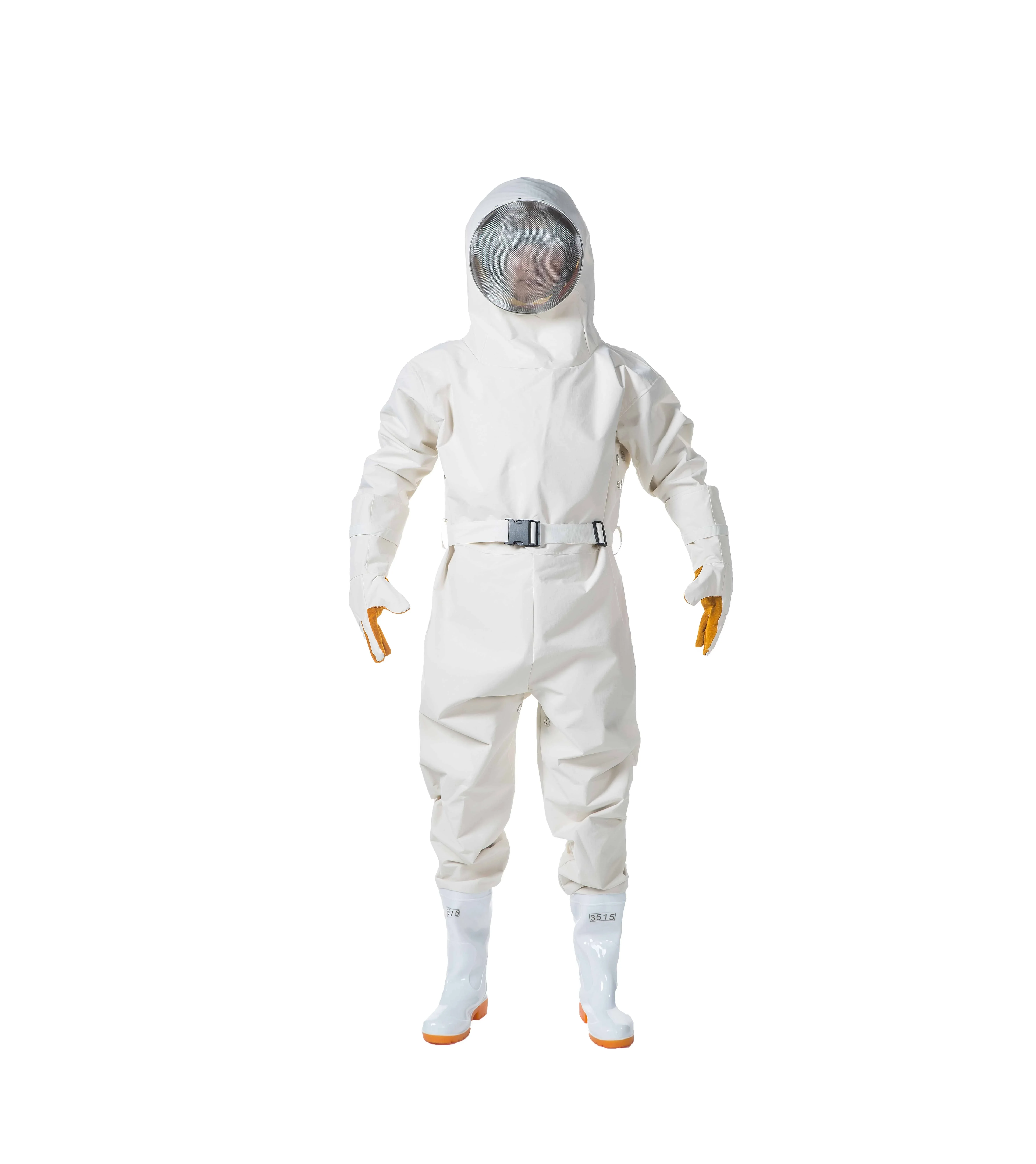 Professional Bee Proof Suit Anti Bee Biting Clothing Breathable Puncture Resistant Coverall for Fireman