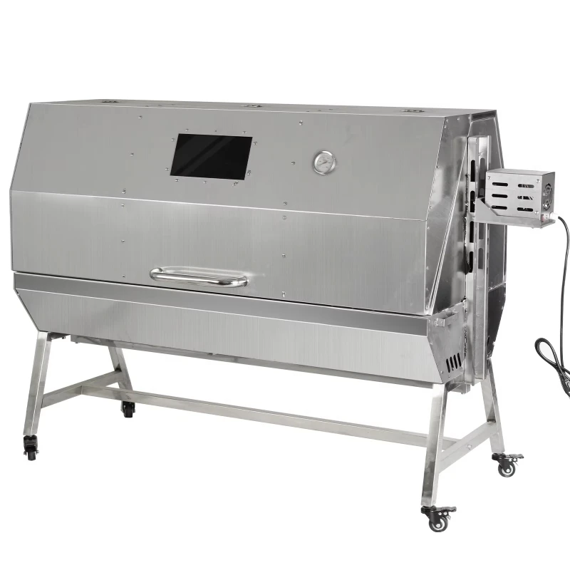 

Large Stainless Steel Goat Pig Chicken BBQ Spit Bbq Grill With Electric Motor Rotisserie Barbeque Smoker Roast Whole Lamb