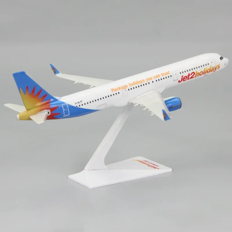 1:200 Scale A321 B737-800 Jet 2 Holidays ABS Plastic Airplane Model Toys Aircraft Plane Model Toy Assembly Resin for Collection