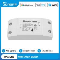 SONOFF BASICR2 WiFi Smart Switch DIY Wireless Breaker Remote Voice Control Light Switch eWeLink APP Smart Home via Alexa Google