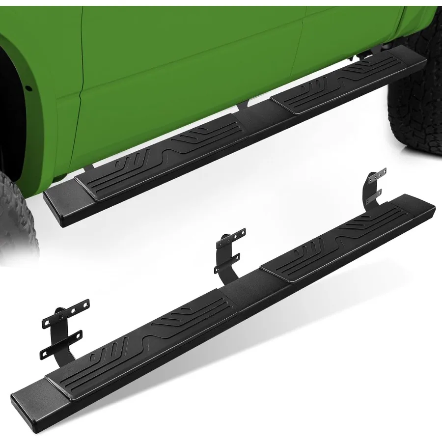 

6.5 Inches Running Boards for 20192025 Dodge Ram 1500 Quad Cab Extended Cab New Body Style Ridge Pattern Side Steps Bars for Tr