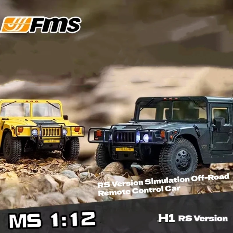 

In Stock FMS 1: 12 H1 Rs Version Off-Road Remote Control Vehicle Simulation Car Model Four-Wheel Drive Rc Climbing Car Boys Gift