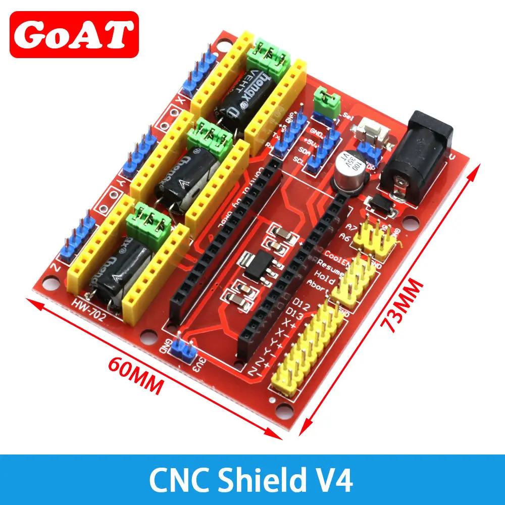 3D Printer CNC Shield V3/V4 Engraving Machine / A4988/DRV8825 Stepper Motor Driver Expansion Board V3.0 for Arduino UNO R3 NANO