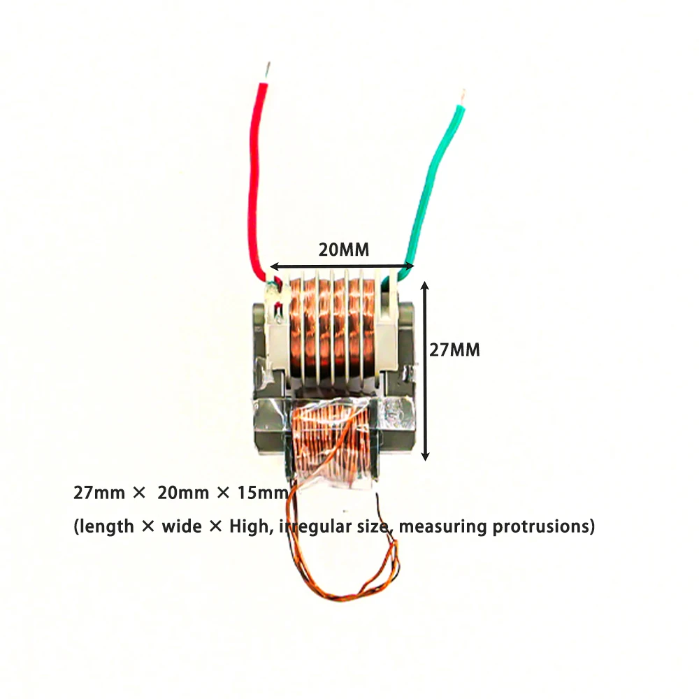 15KV High Frequency DC High Voltage Arc Ignition Generator Inverter Boost Step Up 18650 DIY Kit U Core Transformer Suite 3.7V