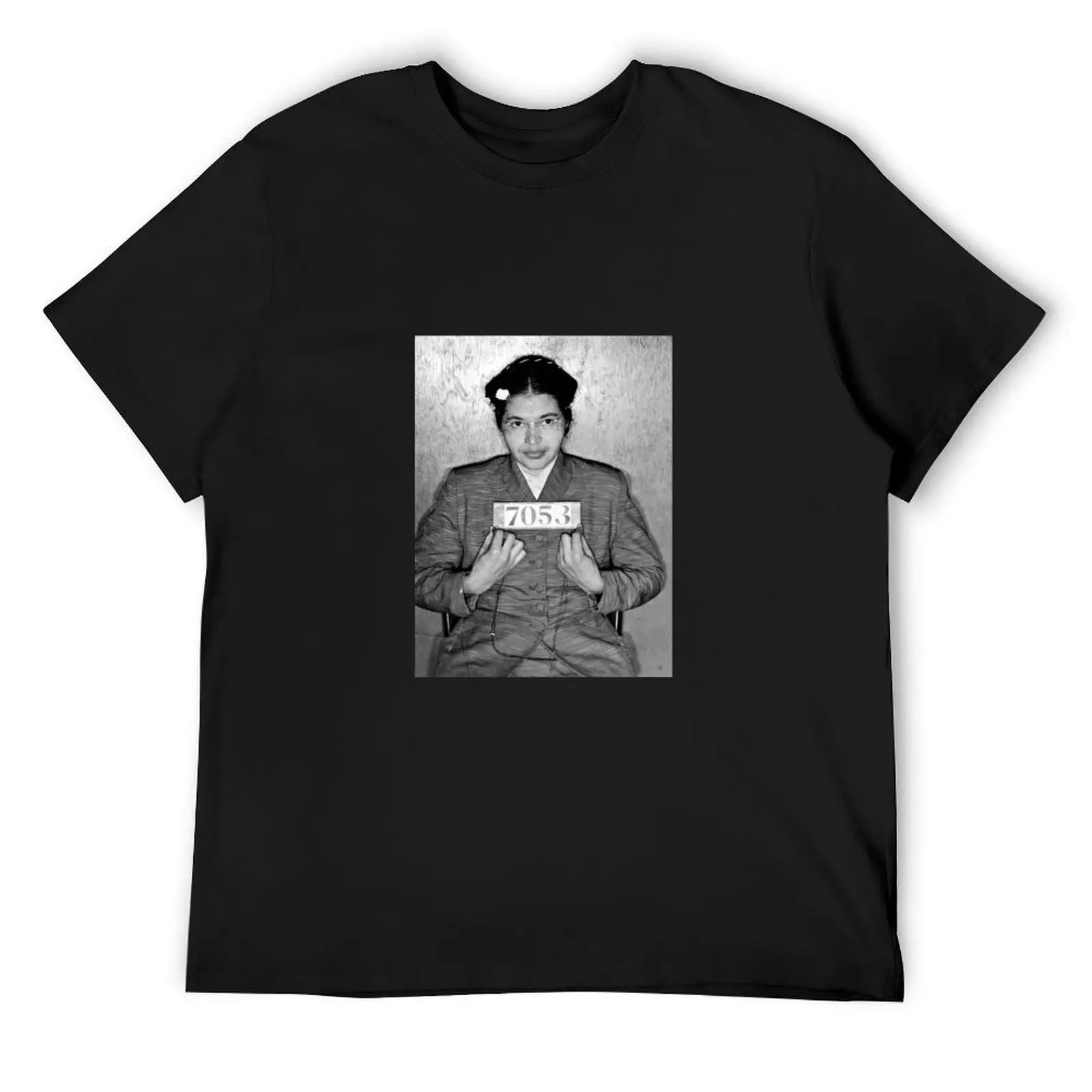 

ROSA PARKS MUGSHOT T-Shirt tees man clothes quick drying topping mens funny t shirts
