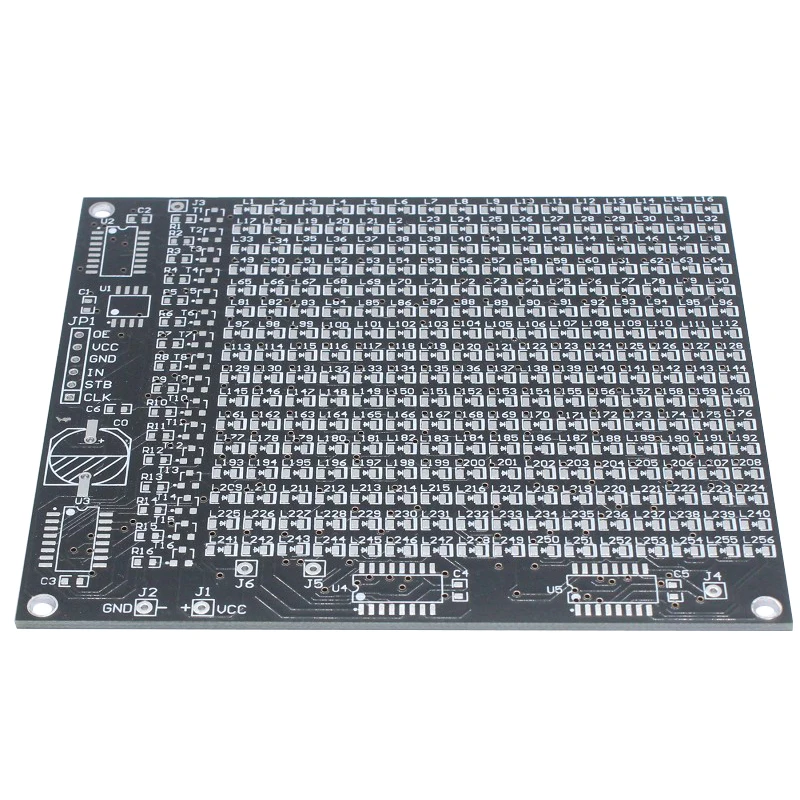 256 LED Dot Matrix Advertising Screen Kit Light-emitting Diode SMD DIY Electronic Kit Soldering Component  Welding Training