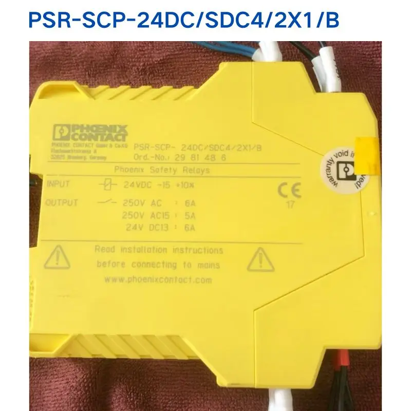 Second-hand test OK PHOENIX relay PSR-SCP-24DC/SDC4/2X1/B 2981486