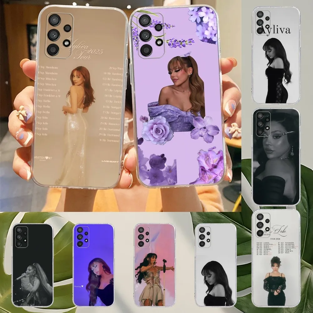 Ayliva she knows Phone Case For Samsung Galaxy A52 A12 A51 S21 Edge S22ULTRA S23 S20LITE Plus ultra Transparent Cover