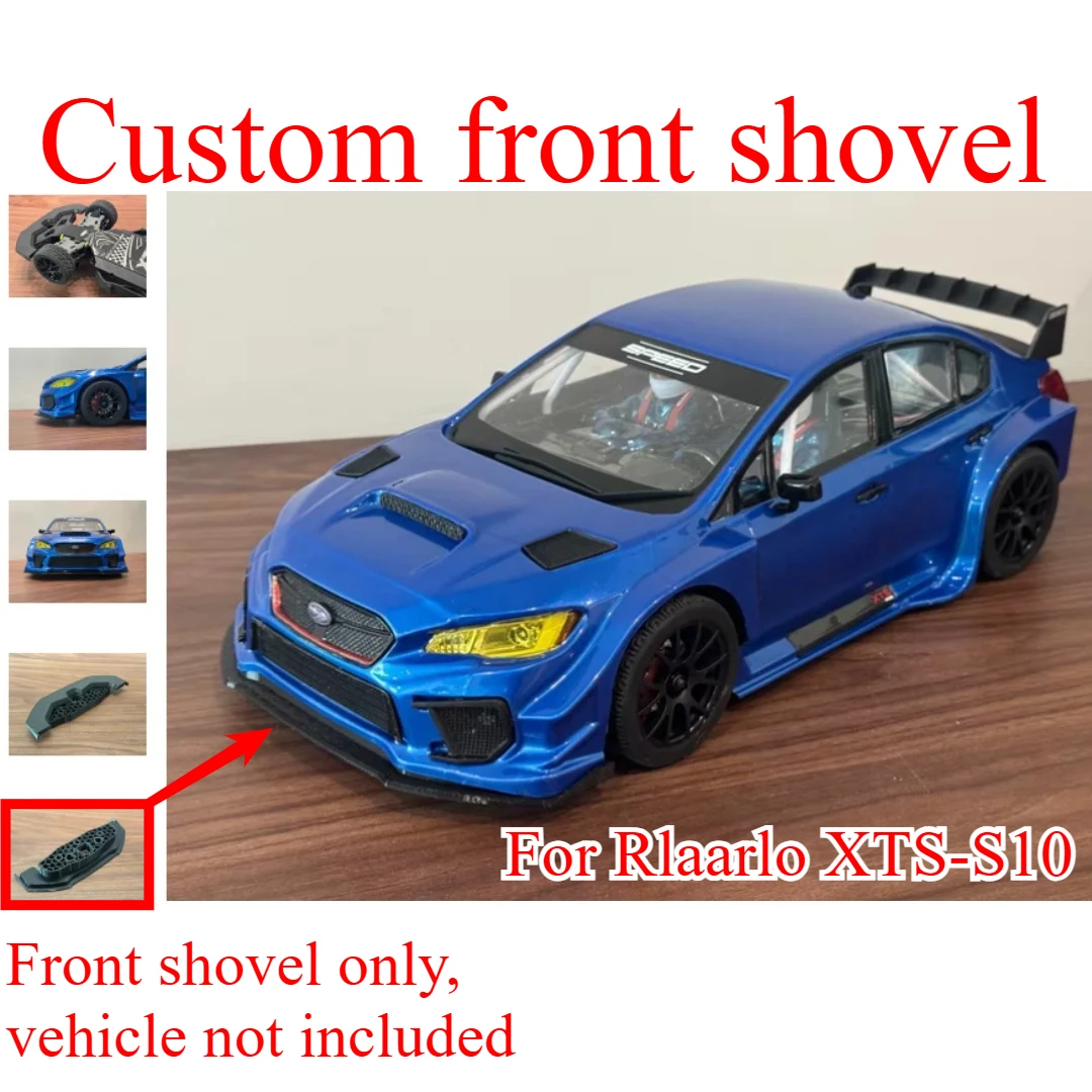 1/10 RC Rally Vehicle Custom Front Aero Splitter For Rlaarlo XTS-S10 Precise Installation Sport Racing Appearance Upgrade Parts